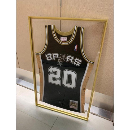 雙面透明裝裱球衣相框Spurs 20 Manu Ginobili NBA