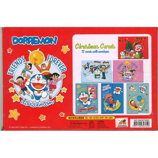 Doraemon聖誕咭套裝-叮噹聖誕卡