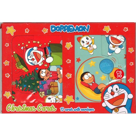 Doraemon聖誕咭套裝-叮噹聖誕卡