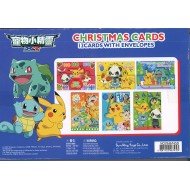 Christmas cards - Pokemon christmas cards set  XY