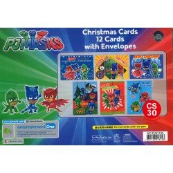 Christmas cards -Disney PJMASKS christmas cards set