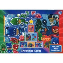 Christmas cards -Disney PJMASKS christmas cards set