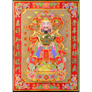 New Year decoration Accessories   - fortune god with flashing light