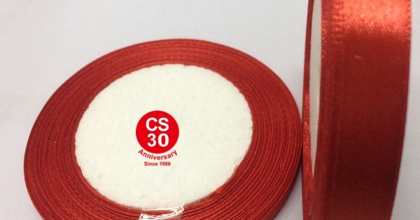 FR186- Red ribbon 0.5 inch