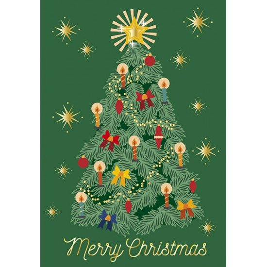 Christmas card Merry Christmas Tree 0736-CN-32