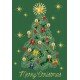 Christmas card Merry Christmas Tree 0736-CN-32