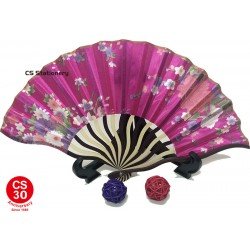 Traditional Pink silk  fans CF06