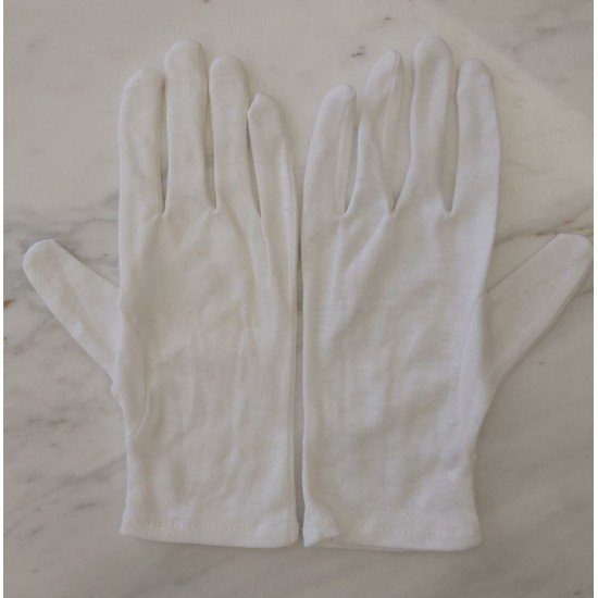 Ribbon-cutting cotton white gloves (opening utlity)