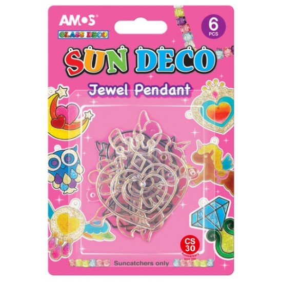 AMOS SUN DECO Jewel Pendant 韓國玻璃彩 寶石吊墜製作-DIY SCS6-JP