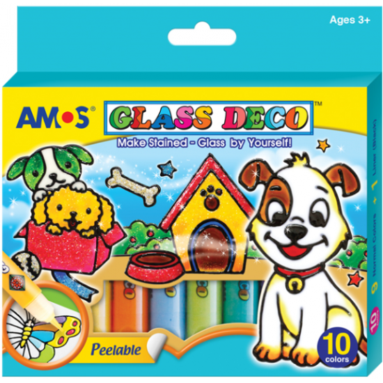 AMOS CLASS DECO Peelable  可撕貼的貼紙 10色