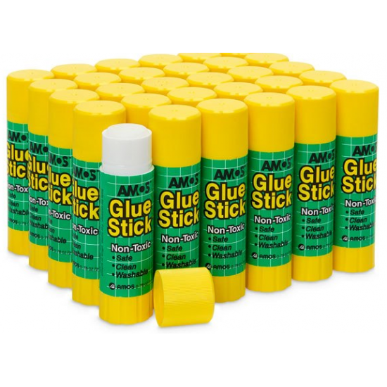 AMOS Glue Stick Non-Toxic 