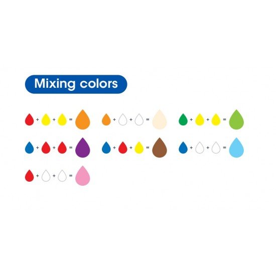 AMOS 超輕黏土8色 bird iClay 8 colors + leaflet 鳥兒  (18g x 8) 
