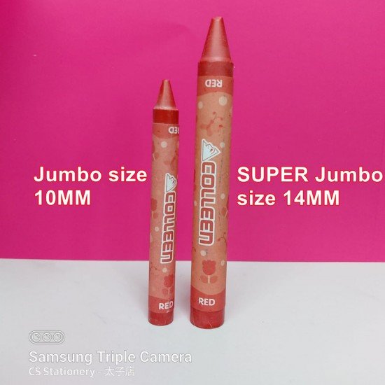 Colleen 克麗牌無毒粗蠟筆24色 14mm珍寶特粗  SUPER Jumbo crayon SC-24