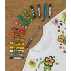 Pentel Fabric Fun Pastel Dye Sticks 15 Colour PTS-15 (oil pastel on canvas)