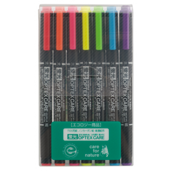 ZEBRA WKCR1-7C 7色雙色螢光筆