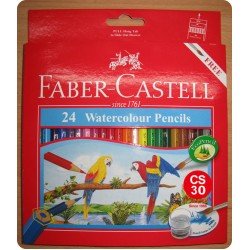 FABER-CASTELL 114464 Watercolor Pencils 24 colors (NEW)