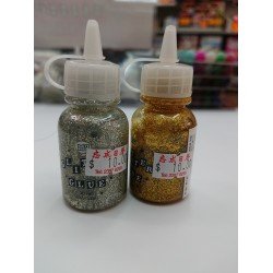 銀色 金色閃粉膠水-大 (30ml glitter_glue)