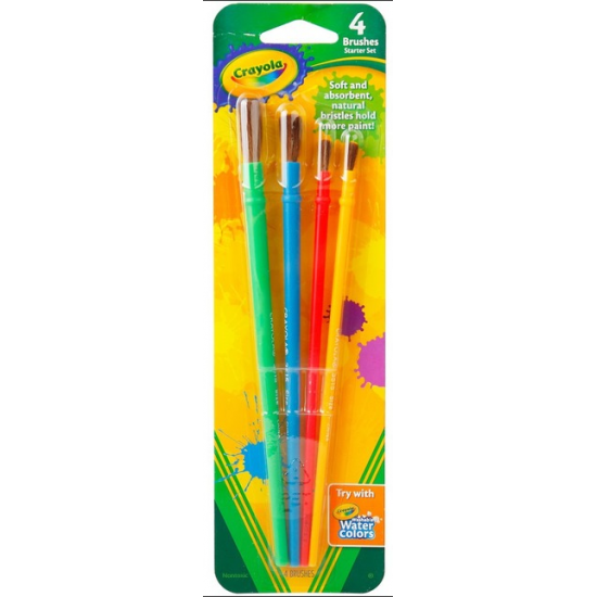 Crayola Brushes Starter Set 幼兒畫筆 4支套裝