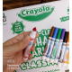 Crayola Broad Line ULTRA-CLEAN WASHABLE MARKERS CLASSPACK 200 Markers in 8 Colors