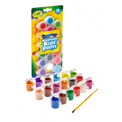 Crayola 繪兒樂颜料 18色可水洗兒童颜料 54-0125