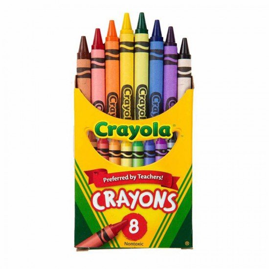 Crayola 繪樂兒畫筆–8支粗蠟筆裝 C1E18B9 52-3008
