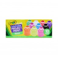 Crayola Washable project paint fingerprint- Neon 10 colors