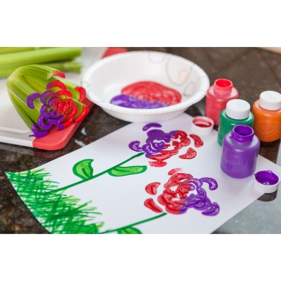 繪兒樂Crayola Washable Kids Paint 10 色(瑩光色 NEON)易洗無毒安全兒童塗鴉顏料