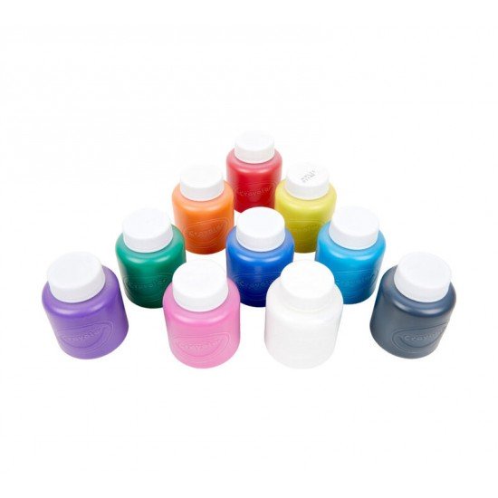 Crayola Washable project paint fingerprint- Neon 10 colors