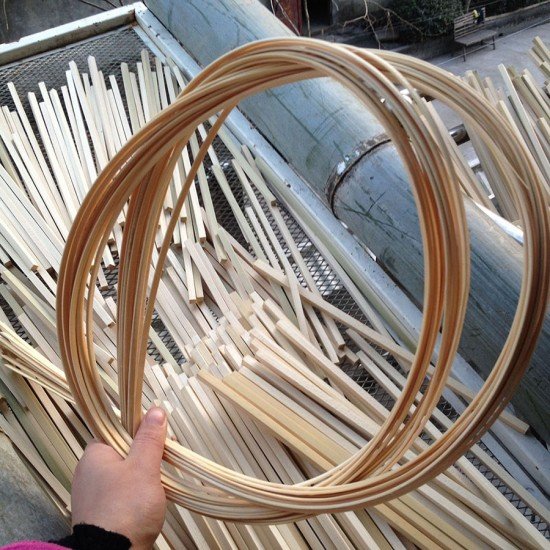 竹條手工燈籠DIY材料 竹枝 竹篾 竹片 4.5MM X 1.9M