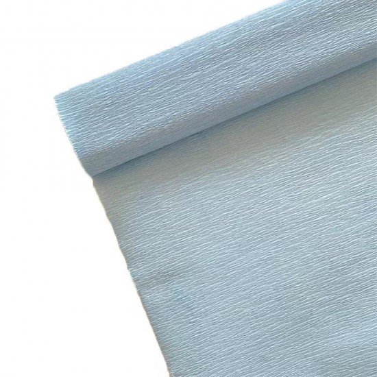 crepe paper -SKY BLUE (handmade DIY folded flower material)