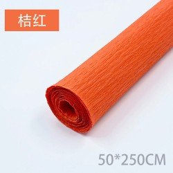Crepe paper (orange or other colors)