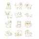 韓國AMOS 玻璃彩繪組連12細吊飾 狗和貓盒裝 SD10P10-DC Glass Deco Sun Deco 10色10.5ml Dog & Cat 韓國AMOS 玻璃彩繪組連12細吊飾 狗和貓盒裝 SD10P10-DC Glass Deco Sun Deco 10色10.5ml Dog & Cat