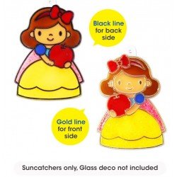 韓國AMOS玻璃窗彩塑膠掛件–小公主  SCS6-LP Glass Deco Sun Deco Little Princess