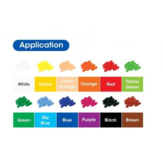 AMOS ~ Colorix Silky Rotary 3 in 1 Crayon, Pastel, Watercolor Color Pen 12 Colors Made in Korea CRX5PC12