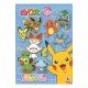 日本製 寵物小精靈Pokemon 填色畫冊 