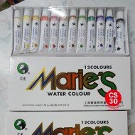 Maries马里牌中国画水彩颜料 12色