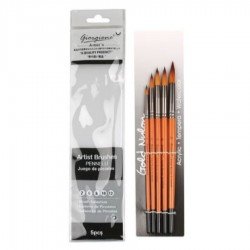 Giorgione Artist Brush Set 尖頭水彩筆 – 5支套裝