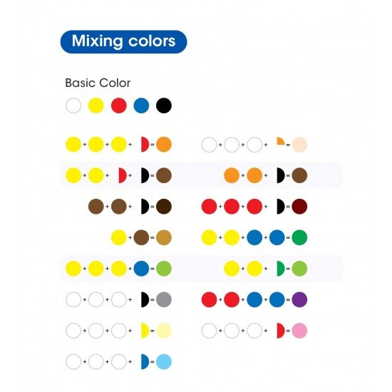 AMOS AM-IC18P6-MK iClay Market Kit 18g x 6 colors AMOS AM-IC18P6-MK iClay Market Kit 18g x 6 colors