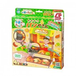  日本銀鳥GINCHO米黏土 麥秥土 麵包主題 4色連書本(附模具) A-RDMBF 