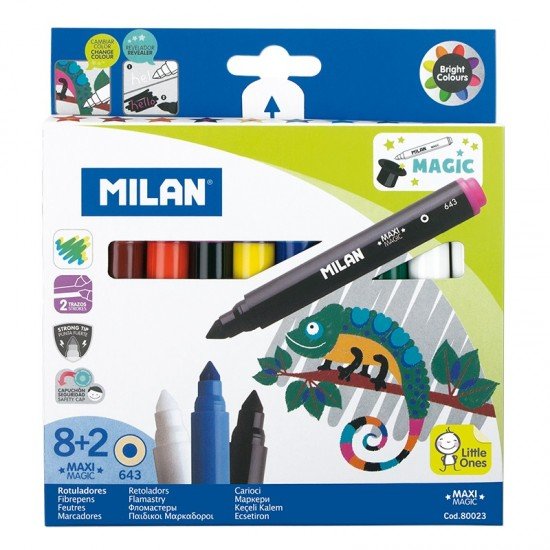 Milan 西班牙品牌 8+2 變色龍水彩筆