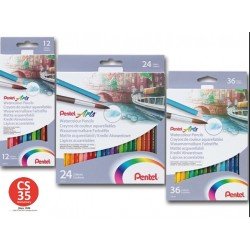 Recommended color pencil Pentel  36-color  (water-soluble) CB9-36