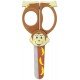 Westcott Wild Ones Ooh Ooh  Monkey Kids Safety Scissors, 5"