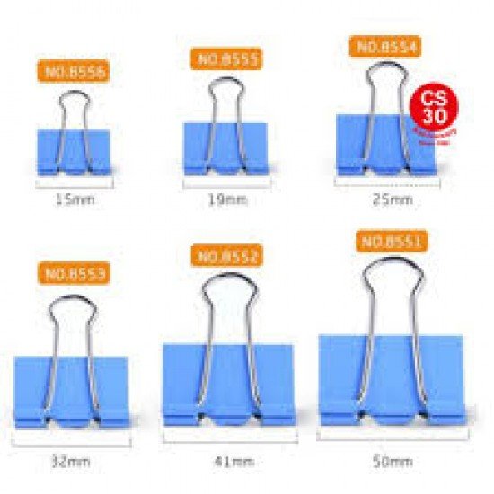 deli BINDER CLIPS BIGGEST 2inch 50mm