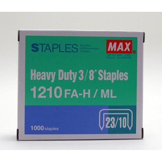 MAX 桌上型釘書機針 1210FA-H ML heavy duty staples