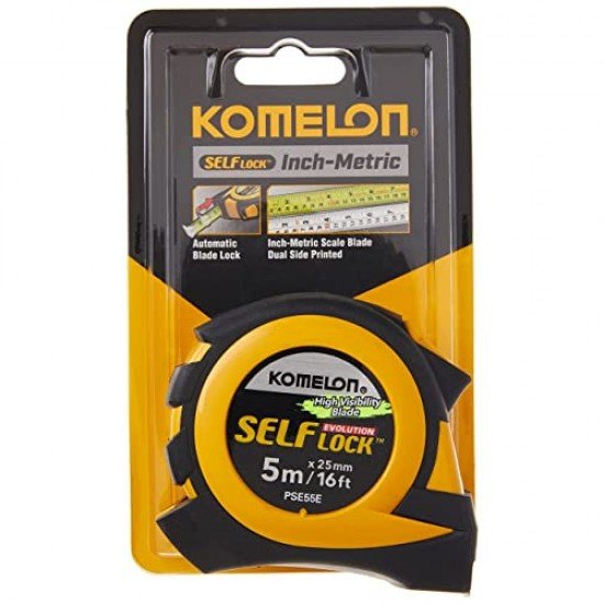 Komelon self-lock 5m/16ft self-locking measurer