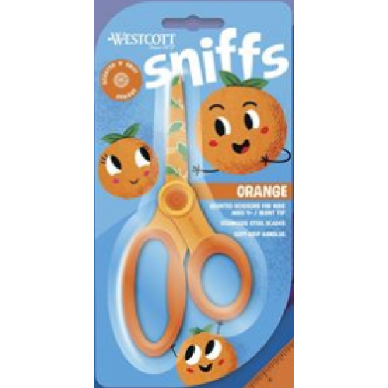WESTCOTT SNIFFS SCISSORS - orange