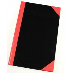 Rise F452-M  Red and Black Hard cover notebook 100 pages (8.5 "x 13")