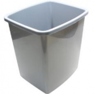 Trash can - rubbish bin (grey)