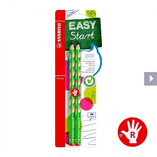 Stabilo Easy Graph Pencils (HB) 德國鵝仔牌洞洞筆 人體工學幼兒學習鉛筆 (1支)