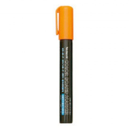 Nakabayashi 白板筆（用於黑色板用）- 橙色粉畫筆
